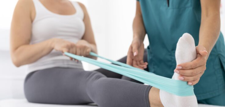 woman having physiotherapy session scaled