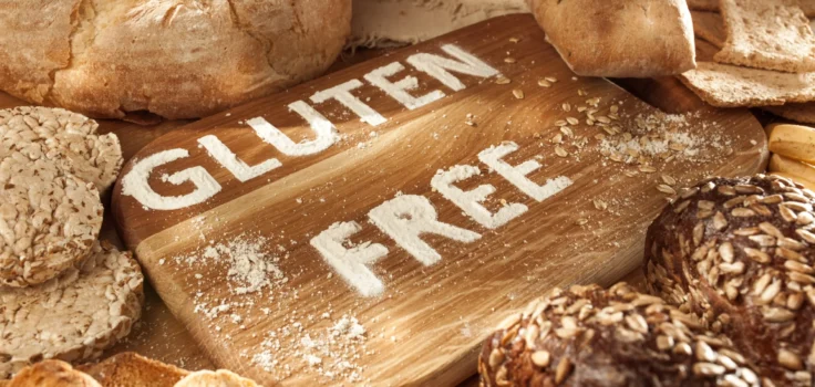 gluten free food various pasta bread snacks wooden background from top view healthy diet concept scaled