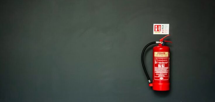 extintores de incêndio